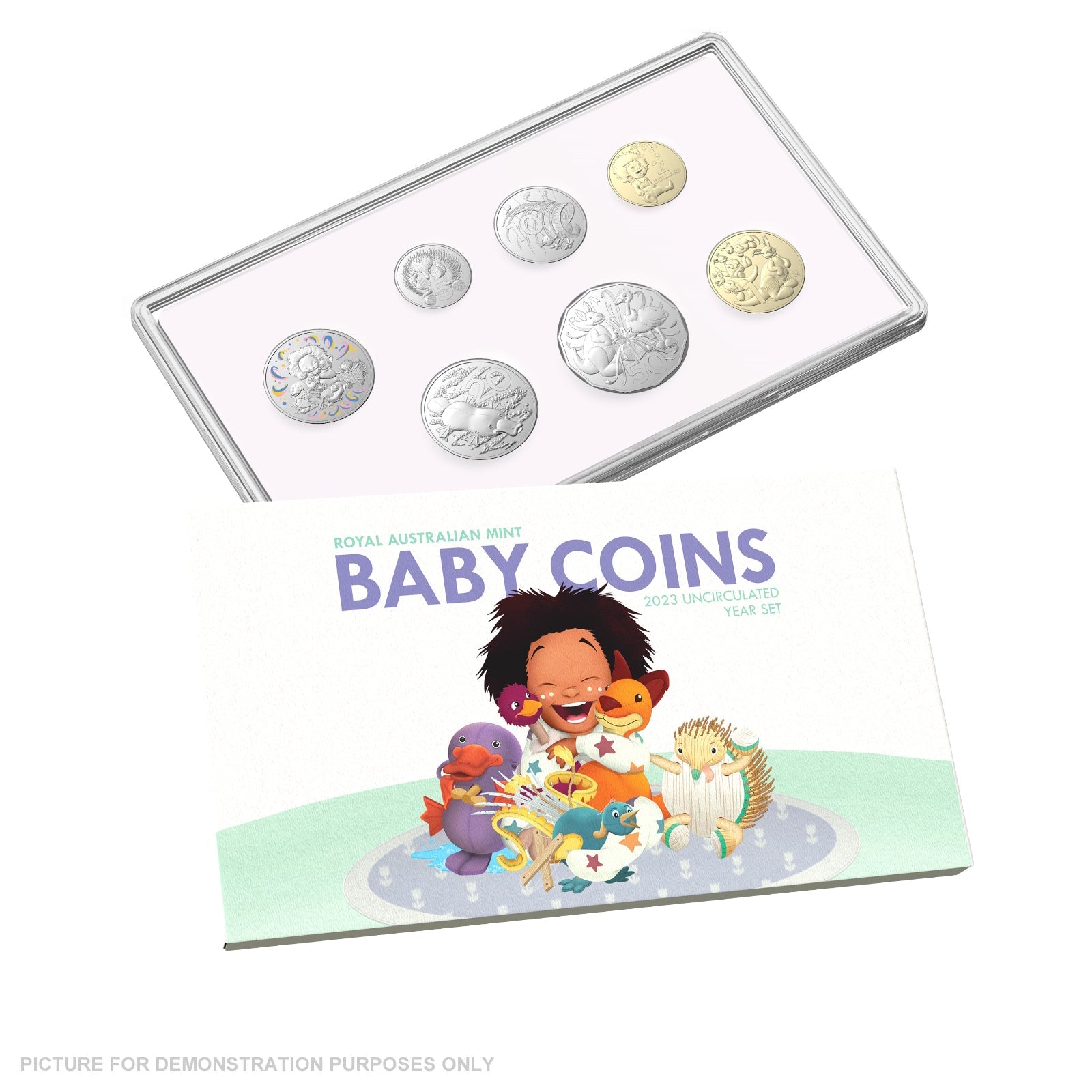 2023 Royal Australian Mint Uncirculated Baby Coin Set - Baby Toys